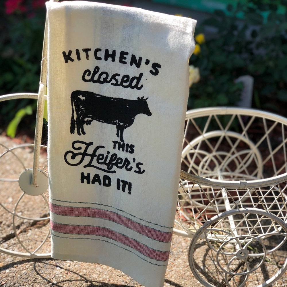 Handmade kitchen towel!